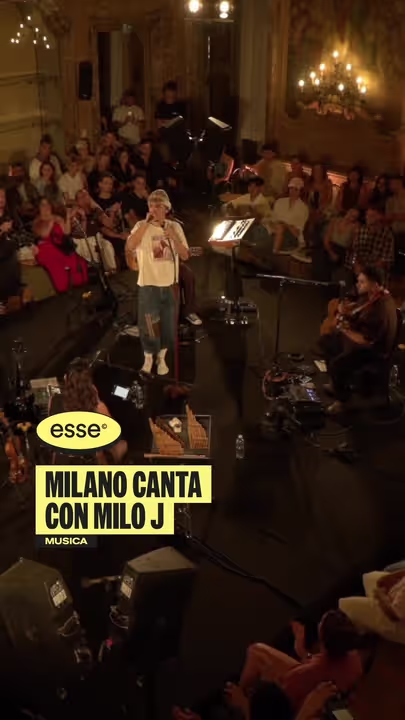 Il pubblico canta con Milo J